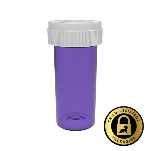 30 Dram Purple Reversible Vials