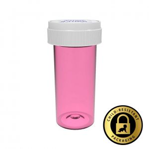 40 Dram Pink Reversible Vials Cap