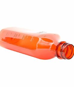 6 oz Amber Graduated Oval RX Bottles with Child-Resistant Caps