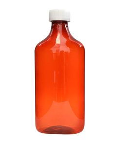 16 oz Amber Oval Bottles