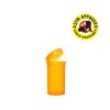 19 Dram Child Resistant Translucent Amber Pop Top Bottles