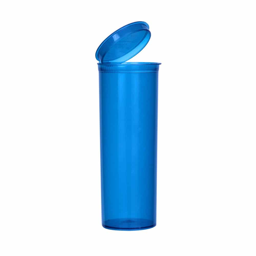 13 Dram Translucent Blue Child Resistant Pop Top Bottles (315 qty.)