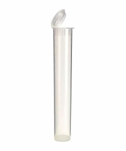 116mm Clear Child-Resistant Pre-Roll Tubes