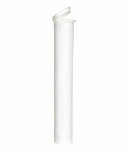 116mm Opaque White Child-Resistant Pre-Roll Tubes