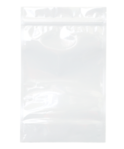 1 ounce mylar barrier bag white