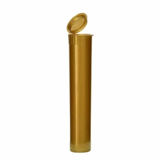 95mm Opaque Gold Child-Resistant Pre-Roll Tubes