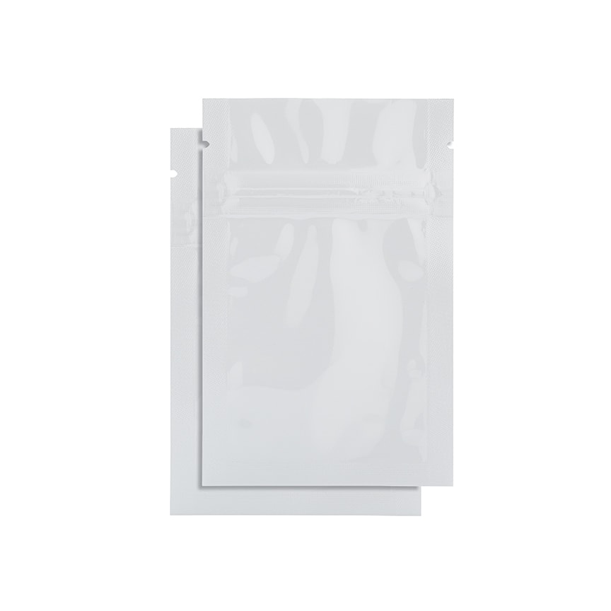 1/8 Ounce White Mylar Smell Proof Bags - 1000 Bags