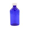 12 oz Blue Graduated Oval RX Bottles with CR Caps