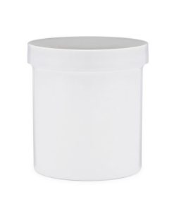 16 oz white plastic ointment jars wholesale usa