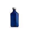 8oz Blue Graduated Oval RX Bottles Child-Resistant Caps for Medicine