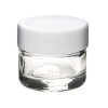 Glass Concentrate Container - 5ML - White Cap