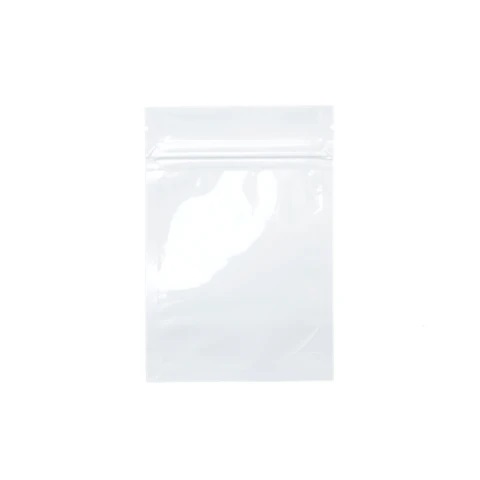 1 Ounce White/Clear Mylar Smell Proof Bags