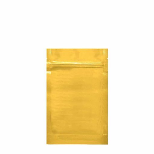 1/4 oz Gold/Clear Mylar Smell Proof Bags