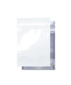 1 Ounce White/Clear Mylar Smell Proof Bags