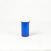 10 Dram Blue Thumb Tab Vials with Reversible Caps