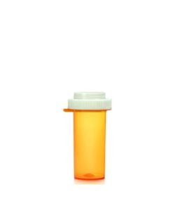 13 Dram Amber Thumb Tab Prescription Vials
