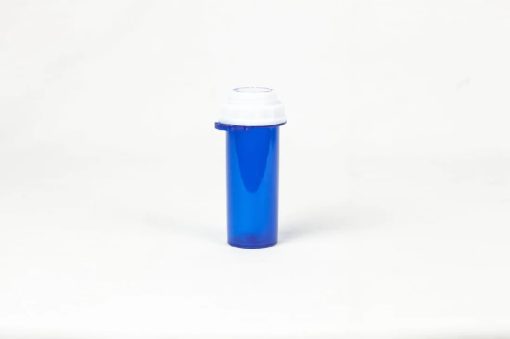 13 Dram Blue Thumb Tab Vials with Reversible Caps