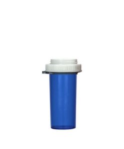16 Dram Blue Thumb Tab Prescription Vials