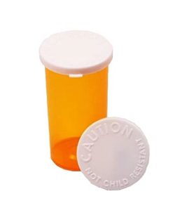 Amber Snap Cap Pharmacy Vials