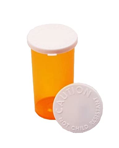 Amber Snap Cap Pharmacy Vials