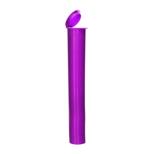 116mm Opaque Purple Child-Resistant Pre-Roll Tubes