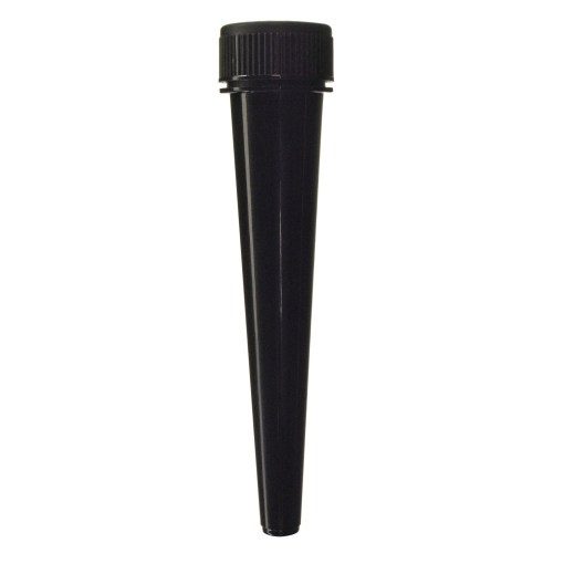 98mm Black Child Resistant Conical Tube