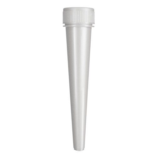 98mm White Child Resistant Conical Tube