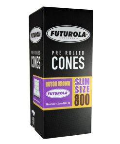 Futurola Dutch Brown Pre Roll Cones Slim Size - 98mm