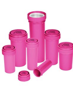 Reversible Cap Vials: Opaque Pink