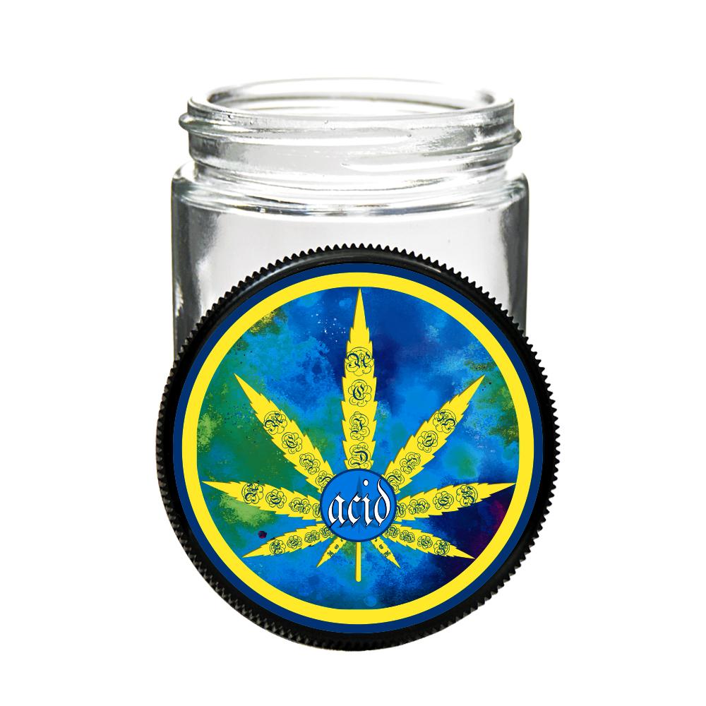 custom printed caps glass jars