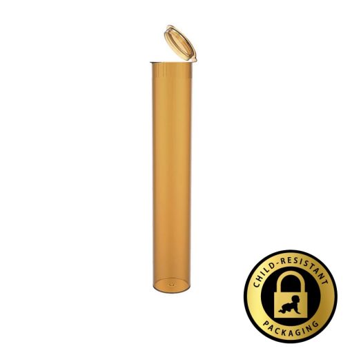109mm Amber Pre-Roll Tubes