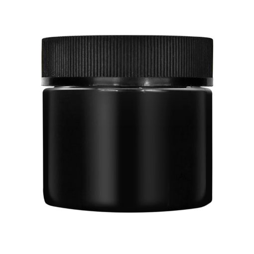 CR Black Flush Cap Jars Glossy