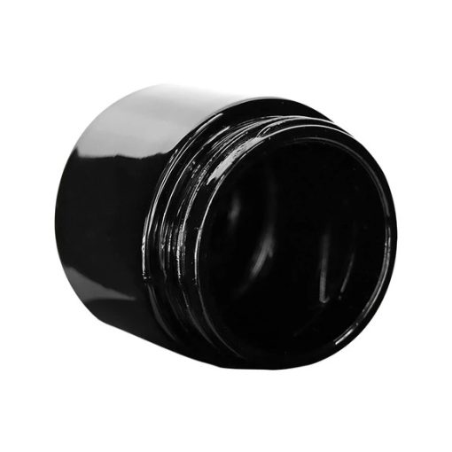 CR Black Flush Cap Jars Glossy