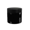 2oz CR Black Glossy Flush Cap Jars
