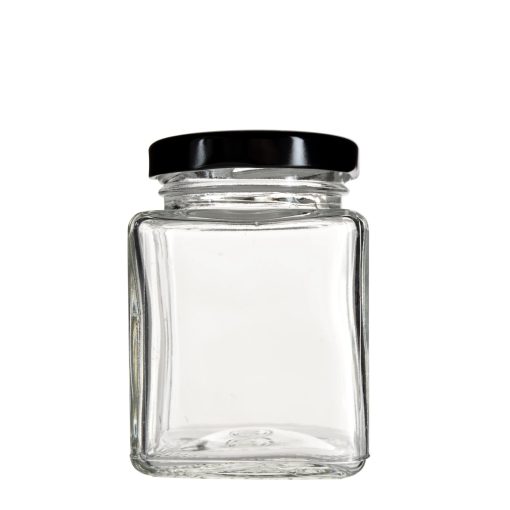 4oz Square Glass Jar