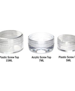 Acrylic Screw Top Concentrate Containers 7ML