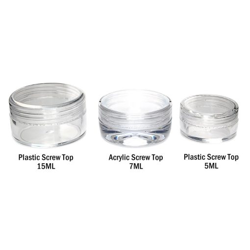 Acrylic Screw Top Concentrate Containers 7ML