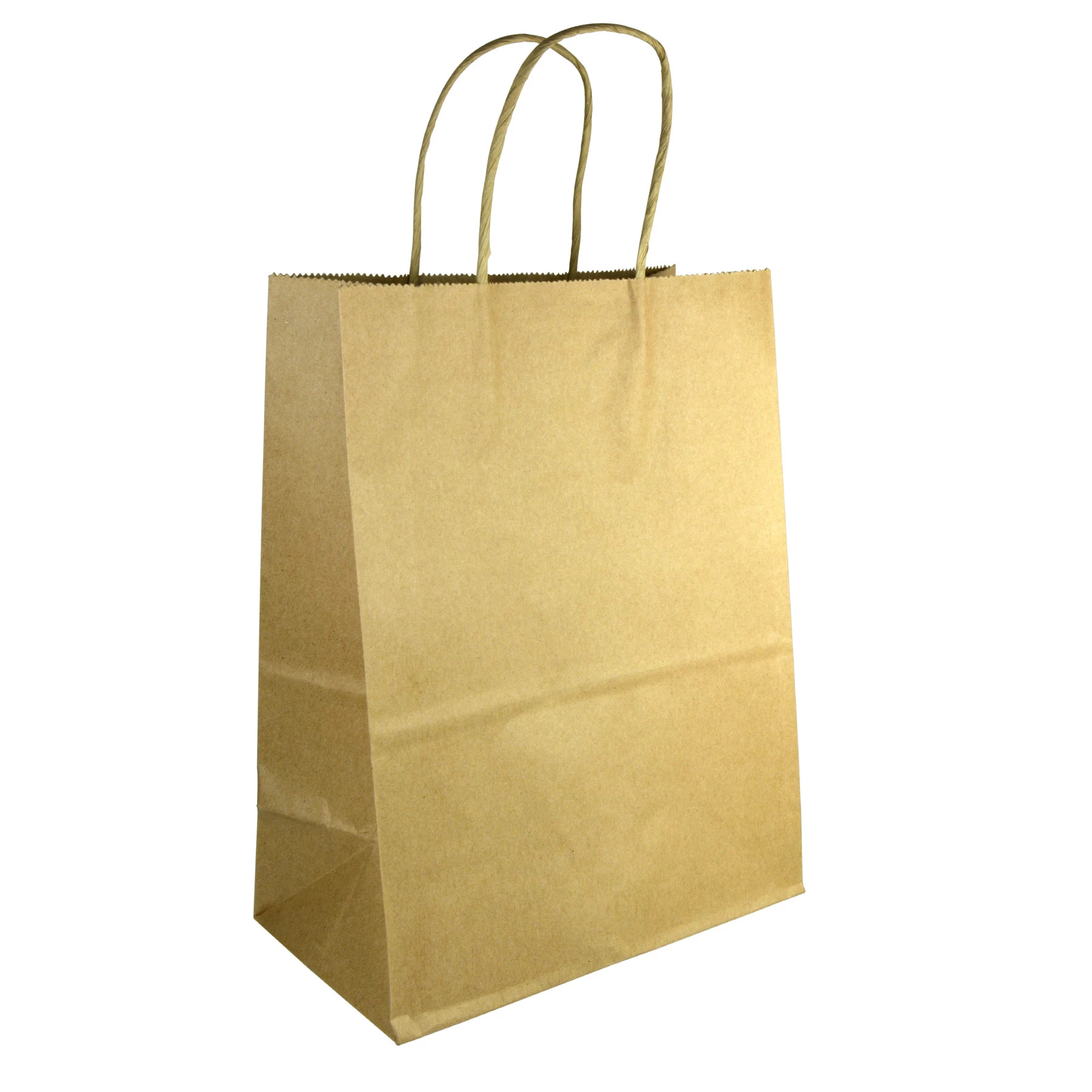 Dropship Brown Kraft Paper Bags 8 X 4.75 X 10.5 In Bulk. Pack Of 50 Small