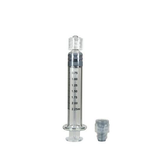 Glass Dab Applicator Luer Lock-Syringes Measurements 2.25ML