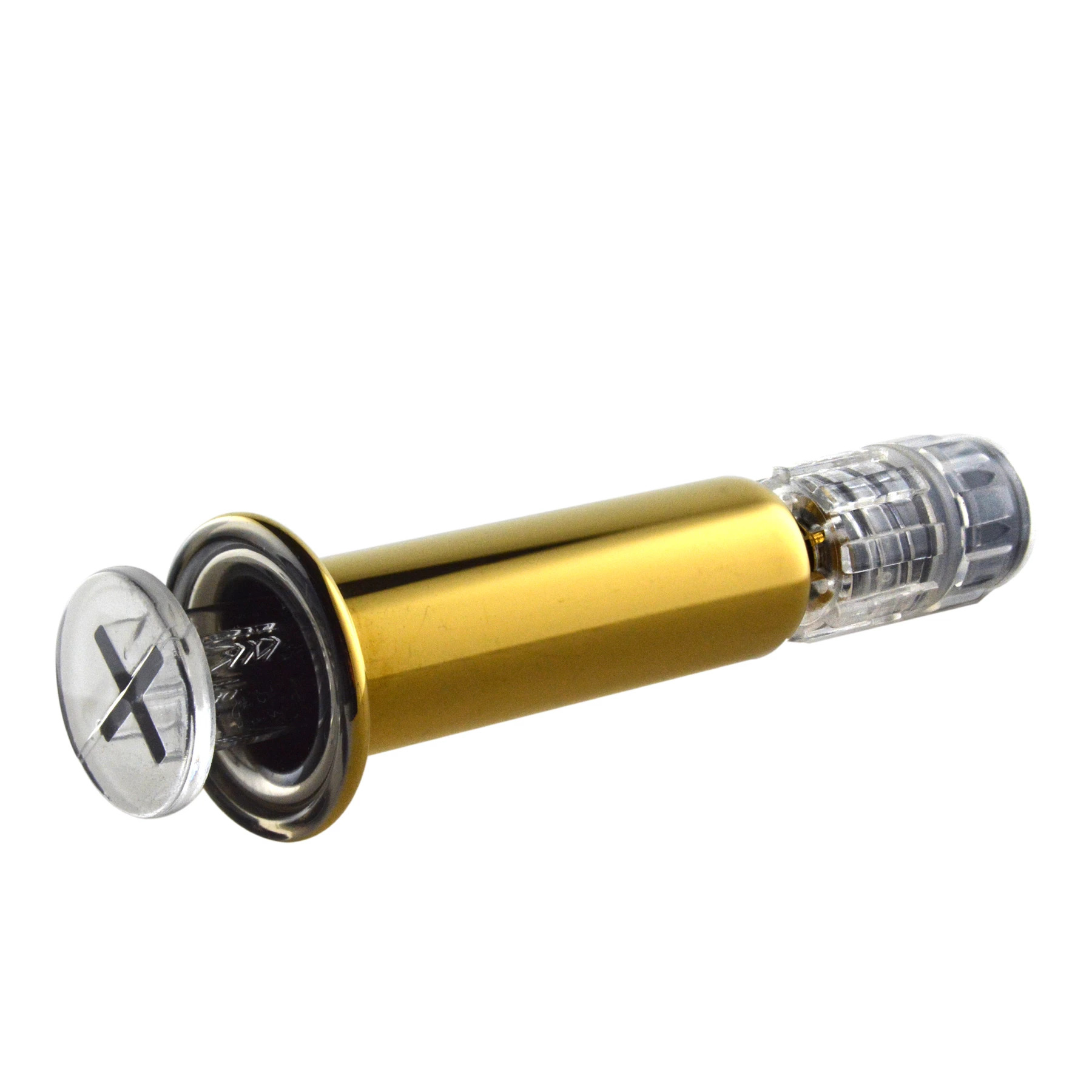 Gold Glass Luer Lock Syringe 1ML –100 Syringes/Case