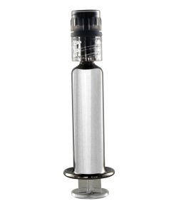 Silver Glass Luer Lock Syringe 1ML
