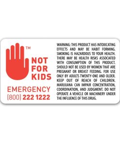 Washington Compliant Label - Symbol w/ Warning