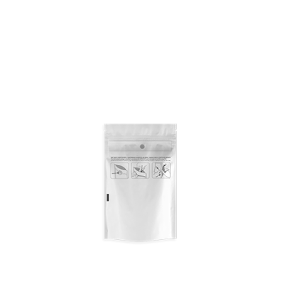 Dymapak 1/8 Ounce Child Resistant White Clear Bags