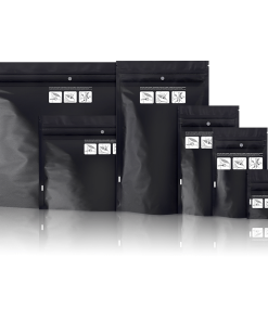 Dymapak Child Resistant Black Bags 8x6 exit