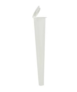 109mm Opaque White Child Resistant Conical Tube