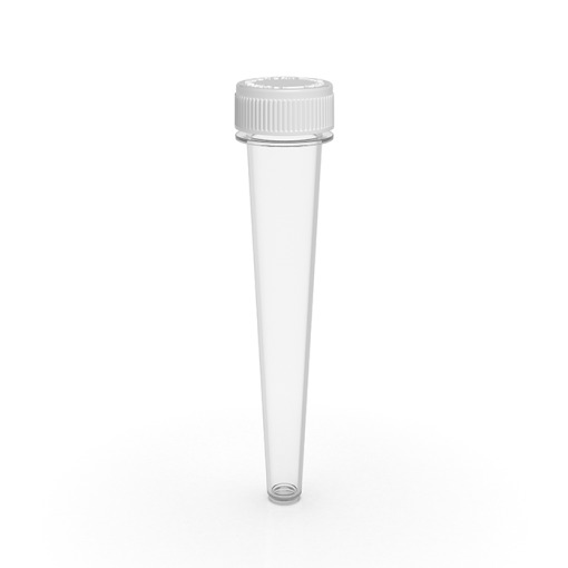 102mm Clear CR Screw Top Conical Tube