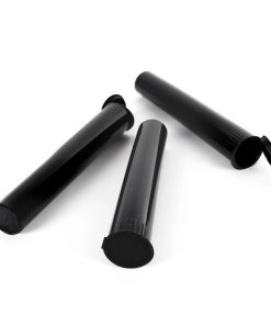 120mm Opaque Black Pre-Roll Tubes