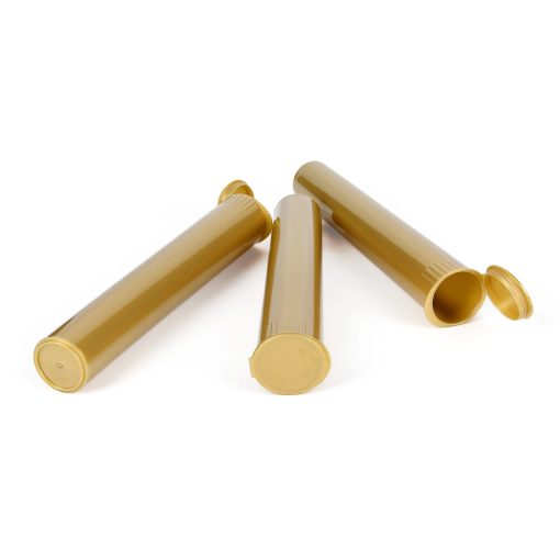 120mm Opaque Gold Pre-Roll Tubes