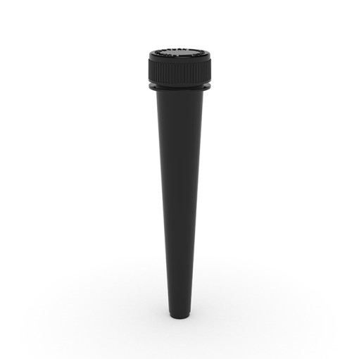 102mm Opaque Black CR Screw Top Conical Tube