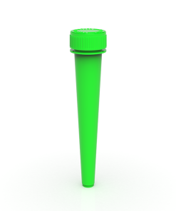 102mm Opaque Lime CR Screw Top Conical Tubes
